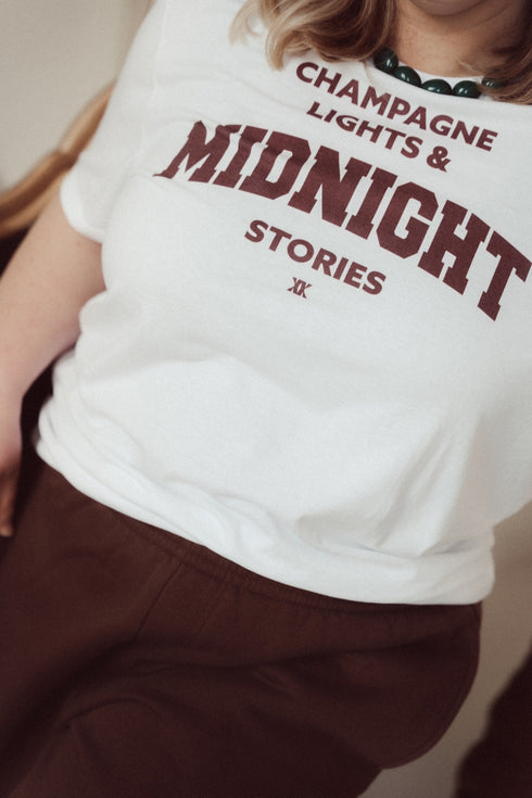 T-shirt Midnight Brown